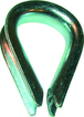 Cosse coeur p.o. câble d.28 mm acier galva LEVAC - 5080N