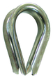 Cosse-coeur inox câble d.4 mm LEVAC - 5087B
