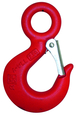 Crochet a oeil cmu 15 t acier allié avec linguet de sécurité LEVAC - 5120H