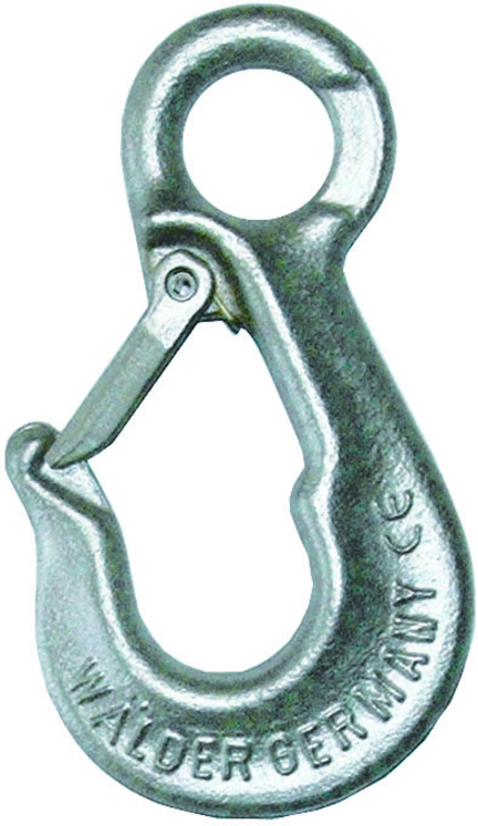 Crochet a oeil inox cmu 1,6 t avec linguet de sécurité LEVAC - 5126B