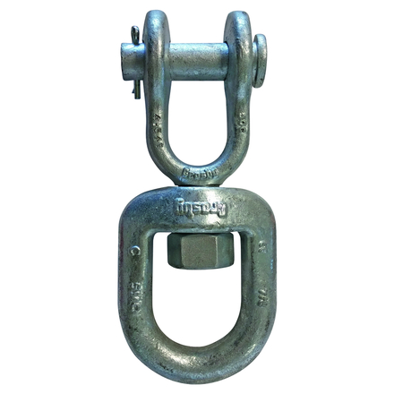 Émerillon a chape 1/2 cmu 1600 kg acier forgé galva LEVAC - 5173D
