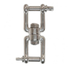 ÉMERILLON INOX 2 MANILLES M13 SWL 875 KG LEVAC - 5175CD