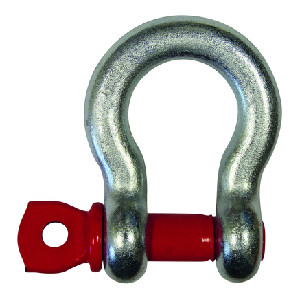 Manille lyre h.r. galva cmu 17 t axe a oeil 1-1/2 LEVAC - 5210M