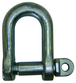 Manille droite standard d.12 mm zinguée cmu 600 kg LEVAC - 5230GG