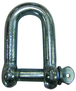 Manille droite d.6 mm 100 kg type commerciale LEVAC - 5235B