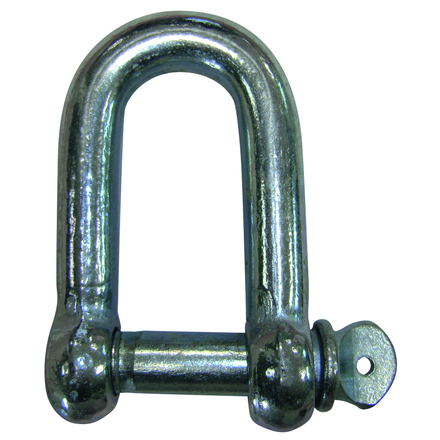 Manille droite d.10 mm 400 kg type commerciale LEVAC - 5235F