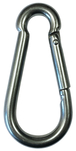Mousqueton poire d.7x70 mm inox LEVAC - 5263C