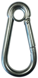 Mousqueton a oeil d.10x100 mm inox LEVAC - 5263EO