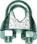 Serre-câble d.10 mm a étrier zingué din-741 LEVAC - 5270DG