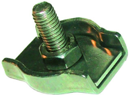 Serre-câble plat inox d.10 mm 1 boulon LEVAC - 5286G