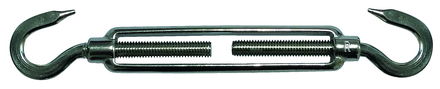 Tendeur inox d.12 mm 2 crochets swl 320 kg LEVAC - 5291D