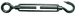 Tendeur inox d.10 mm crochet + oeil swl 235 kg LEVAC - 5293C