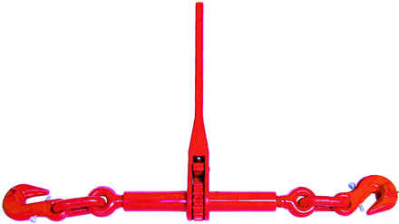 Tendeur d'arrimage a cliquet chaîne d16 mm rupt. 32200 kg a 2 crochets LEVAC - 5306E