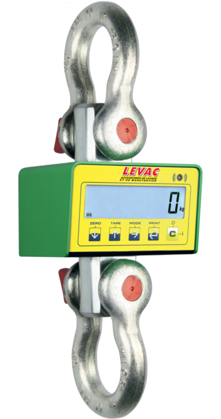 Dynamométre portée maxi 1500 kg affichage digital LEVAC - 6018A