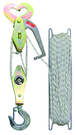 Palan a corde levée 3 m cmu 630 kg 2 x 7 réas LEVAC - 6040G