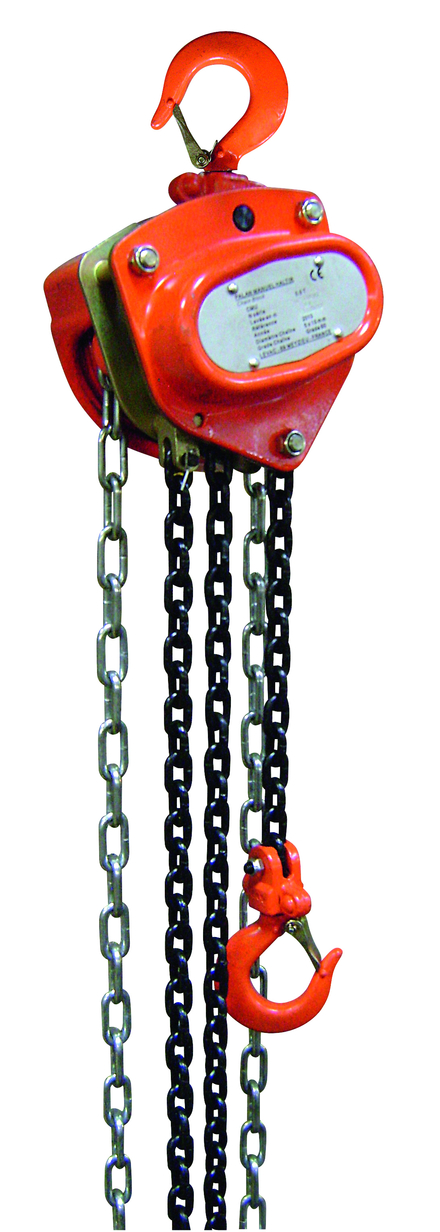 Palan manuel a chaîne cmu 2 t 3m chaînes anti-corrosion levée 3 m LEVAC - 6044E03
