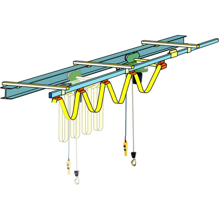 GUIRLANDE D'ALIMENTATION LONG. 5 M KIT COMPLET LEVAC - 6058A-05