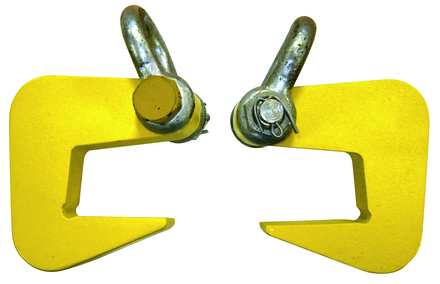 Pince lève-tuyau 2 t /paire ouverture 0-40 mm avec manilles LEVAC - 6097A20LB