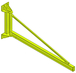 Potence murale portée 4 m cmu 250 kg triangulée rotation 180° LEVAC - 6126BT04