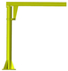 Potence sur fût h.s.f. 3 m cmu 150 kg portée 2 m inversée rotation 360° LEVAC - 6127A02