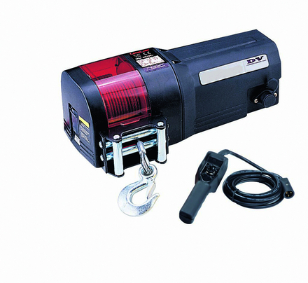 Treuil électrique 12v traction 2000 kg câble d.6,4 mm long. 15 m LEVAC - 6535DV04512