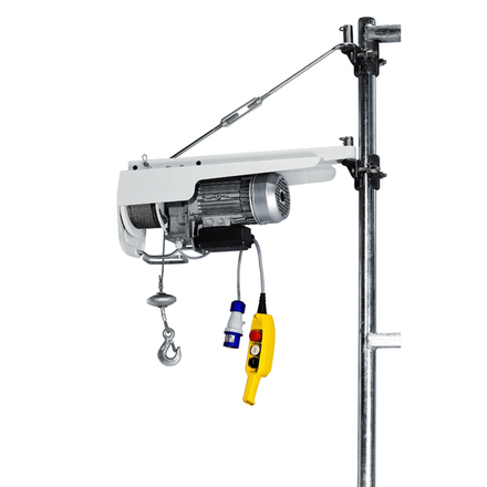 TREUIL ÉLECTRIQUE TRI CMU 500 KG 22 M/MN 2,2 KW + CDE B.T + 25M CÂBLE D.7 MM LEVAC - 6536E