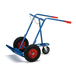 DIABLE 2 BOUTEILLES 150 KG AVEC ROUE D'APPUI ROUES BANDAGE COUTCHOUC 400x80 LEVAC - 6912FL11