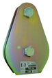 Poulie prédalle cmu 1 t réa 100x24 mm câble d.8-10 mm LEVAC - 7076B