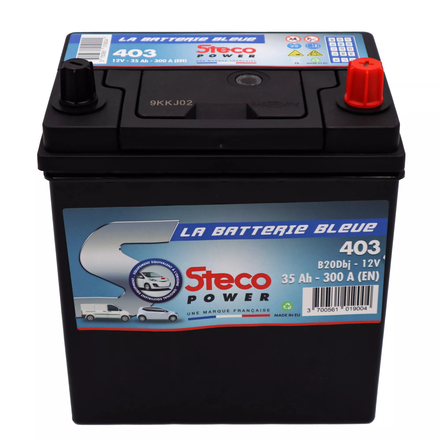 Batterie 12V 35Ah 300A 196x134x226 mm stecopower - 403