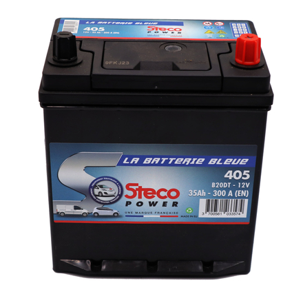 Batterie 12V 35Ah 300A 196x134x226 mm stecopower - 405