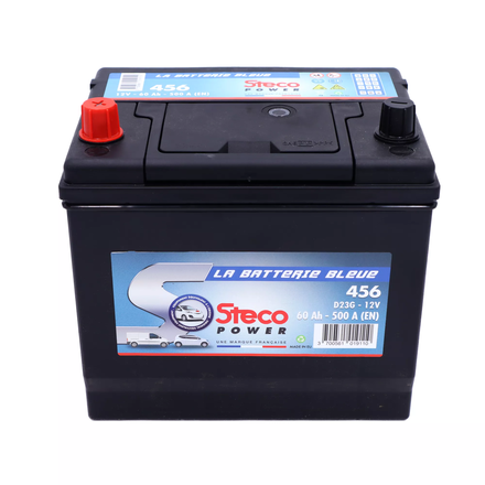 Batterie 12V 60Ah 500A 230x173x220 stecopower - 456