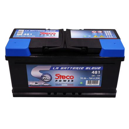 Batterie 12V 90Ah 760A 353x175x175 mm stecopower - 481