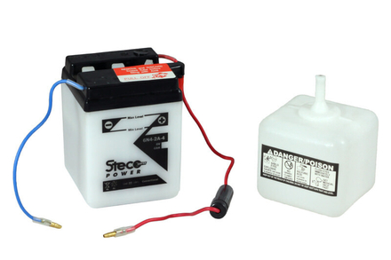 Batterie 6v (10h) 4ah a 70x70x95 stecopower - 6n4-2a-4