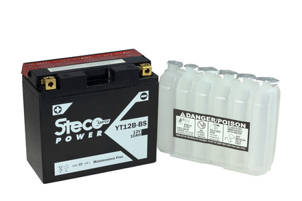 Batterie 12v (10h) 10ah 160a 150x70x130 stecopower - yt12b-bs