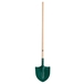 Pelle ronde tôle 27 cm manche bois TP certifié PEFC 100% 130 cm LEBORGNE- 005277