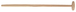 MANCHE DE RECHANGE EN BOIS BÉQUILLE 90CM LEBORGNE - 519100