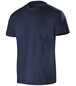 TEE-SHIRT A MANCHES COURTES BIO BLEU MARINE ARTISAN BTP CEPOVETT - 15-T941-1