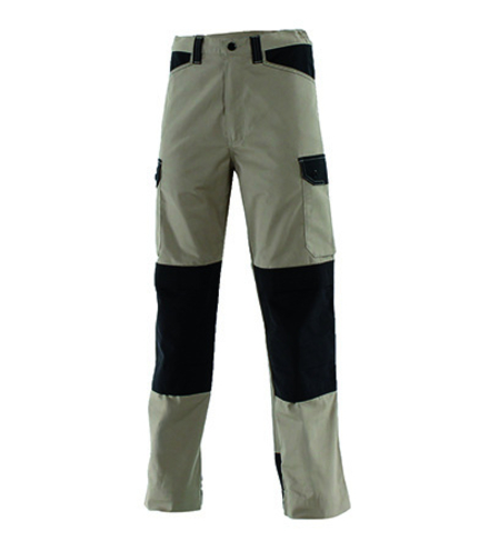 PANTALON KARGO PRO LIGHT BEIGE / NOIR ARTISAN BTP CEPOVETT - 20-9069-8053-204