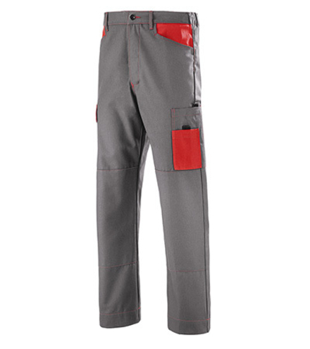 PANTALON FACITY GRIS CONVOY / ROUGE EMPIRE INDUSTRIE CEPOVETT - 20-9079-9035-324