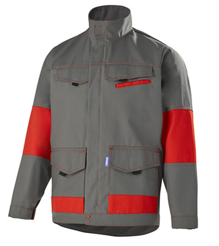BLOUSON FACITY GRIS CONVOY / ROUGE EMPIRE INDUSTRIE CEPOVETT - 20-9279-9035-324