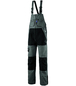 COTTE A BRETELLES CRAFT WORKER GRIS CHARCOAL / NOIR ARTISAN BTP CEPOVETT - 20-9351-9883-657