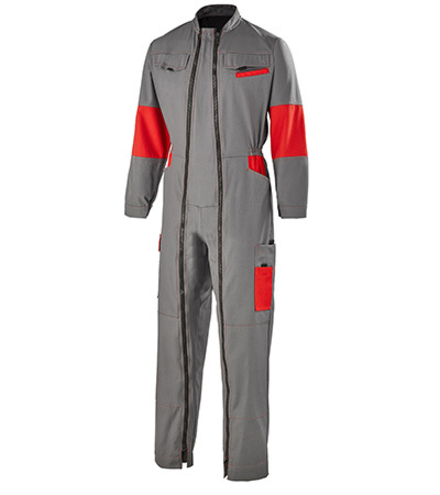 COMBINAISON 2 ZIP FACITY GRIS CONVOY / ROUGE EMPIRE INDUSTRIE CEPOVETT - 20-9478-9035-324