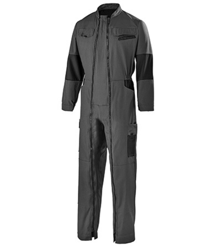 COMBINAISON 2 ZIP FACITY GRIS CHARCOAL / NOIR INDUSTRIE CEPOVETT - 20-9478-9035-657