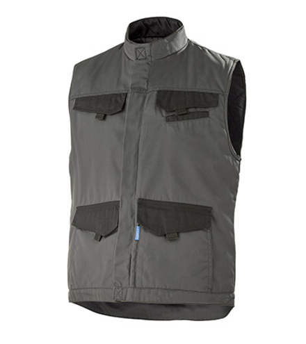 GILET MATELASSE FACITY GRIS CHARCOAL / NOIR INDUSTRIE CEPOVETT - 20-9879-9066-657
