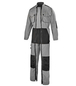Combinaison 2 ZIP CRAFT WORKER GRIS CONVOY / NOIR ARTISAN BTP CEPOVETT - 20-9J51-9883-325