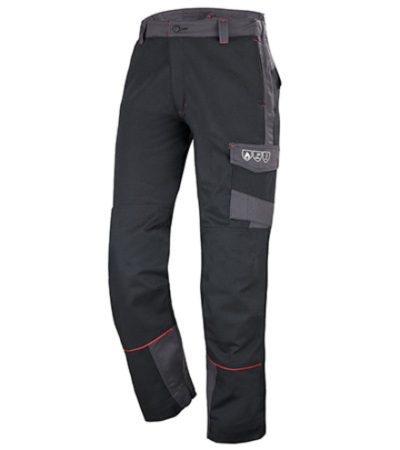 PANTALON KONEKT CLASSE 1 NOIR / GRIS CHARCOAL CHALEUR ET FLAMMES CEPOVETT - 22-9023-8597-2215
