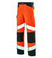 PANTALON FLUO TECH ORANGE FLUO / DARK BLUE HAUTE VISIBILITE CEPOVETT - 22-9082-8267-2094