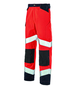 PANTALON FLUO TECH ROUGE FLUO / DARK BLUE HAUTE VISIBILITE CEPOVETT - 22-9082-8267-2098