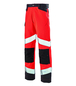 PANTALON FLUO TECH ROUGE FLUO / GRIS CHARCOAL HAUTE VISIBILITE CEPOVETT - 22-9082-8267-2235
