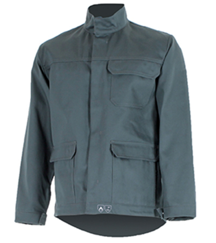 BLOUSON FLAME RETARDANT GRIS ACIER CHALEUR ET FLAMMES CEPOVETT - 22-9284-9316-6